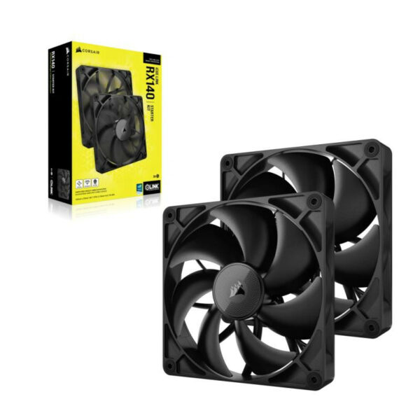 Corsair Kit d'extension ventilateurs PWM iCUE LINK RX140 RGB 140 mm white