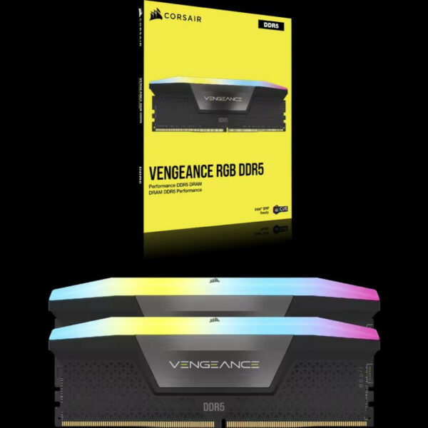 CORSAIR VENGEANCE RGB 32Go (2x16Go) DDR5 6400 CL36 – Image 6