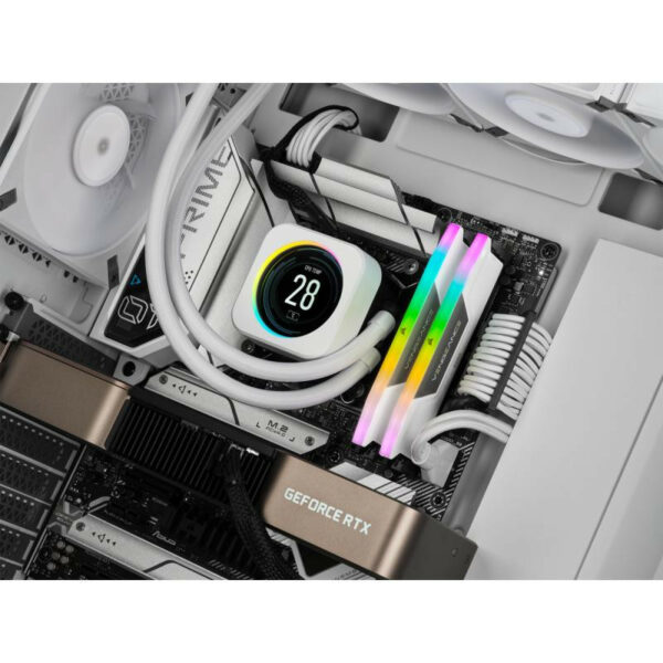 Corsair Vengeance RGB CMH32GX5M2B6000C40W RAM 32 Go 2 x 16 Go DDR5 6000 MHz – Image 3