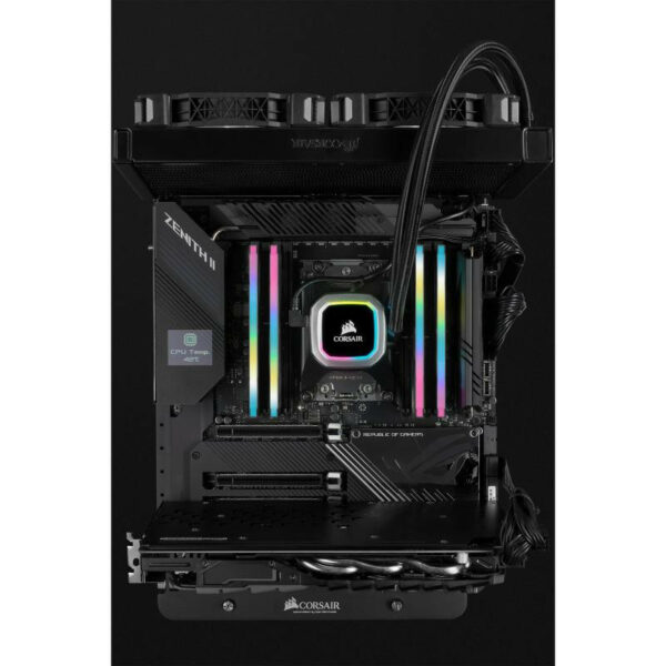 CORSAIR Vengeance RGB PRO SL - DDR4 - kit - 32 Go: 2 x 16 Go - DIMM 288 broches - 3600 MHz / PC4-28800 - mémoire sans tampon – Image 3
