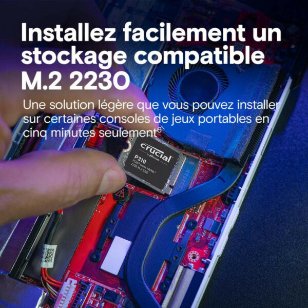 Crucial P310 2TB PCIe Gen4 NVMe 2230 M.2 SSD – Image 6