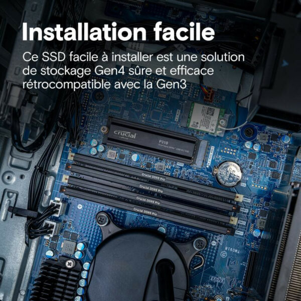 CRUCIAL P310 2T PCIe M.2*CT2000P310SSD5 avec heatsink – Image 5