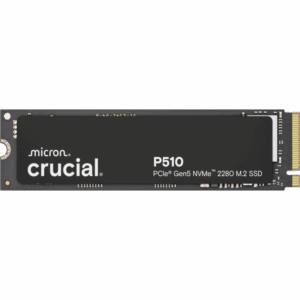CRUCIAL P510 1TB PCIe Gen5 NVMe" 2280 M.2 SSD (Tray)