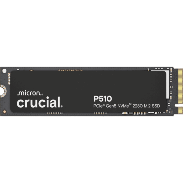 CRUCIAL P510 1TB PCIe Gen5 NVMe" 2280 M.2 SSD (Tray)