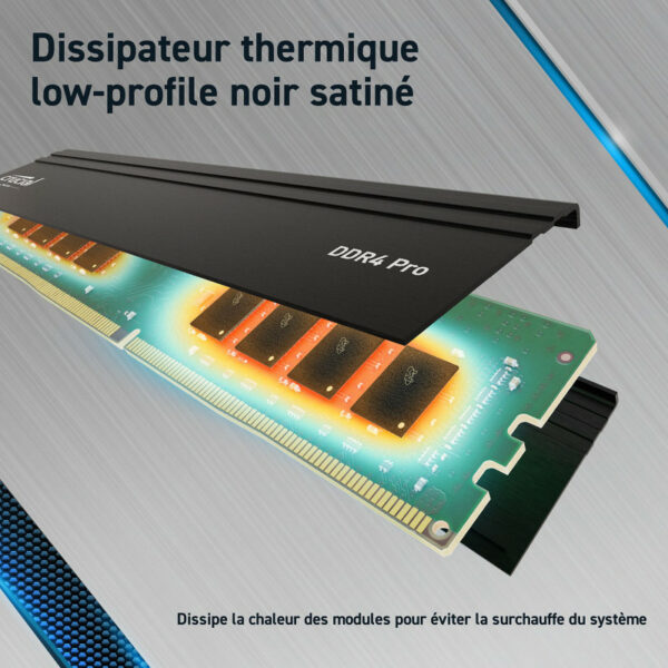 CRUCIAL PRO 32G (1x32G) DDR4-3200 Tray Gaming *CP32G4DFRA32AT – Image 2