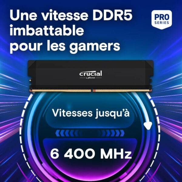 CRUCIAL PRO DIMM 64G (2x32G) DDR5-6000 – Image 2