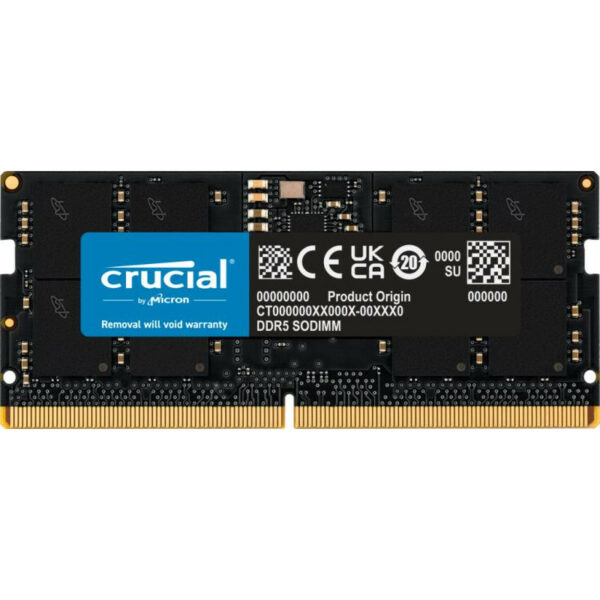 Crucial CT16G56C46S5 RAM 16 Go 1 x 16 Go DDR5 5600 MHz ECC