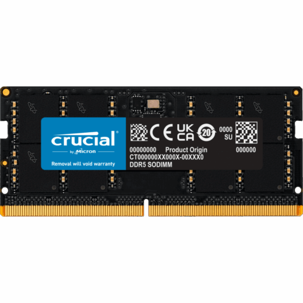 CRUCIAL SODIMM 8G (1x8G) DDR5-5600 *CT8G56C46S5T