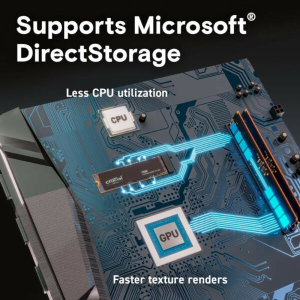 Crucial T500 M.2 2 To PCI Express 4.0 3D TLC NAND NVMe – Image 6