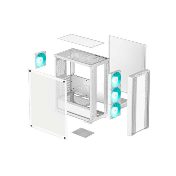 DeepCool CC560 WH V2 Mid Tower Blanc – Image 10