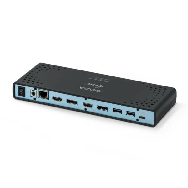 DICOTA D31952 station d'accueil Avec fil USB Type-C Noir – Image 2
