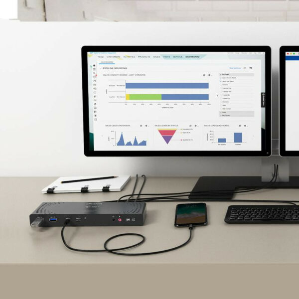 DICOTA D31952 station d'accueil Avec fil USB Type-C Noir – Image 4