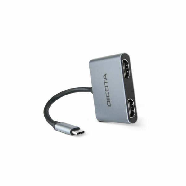 DICOTA D32063 station d'accueil Tablette/Smartphone/ordinateur portable Argent – Image 3