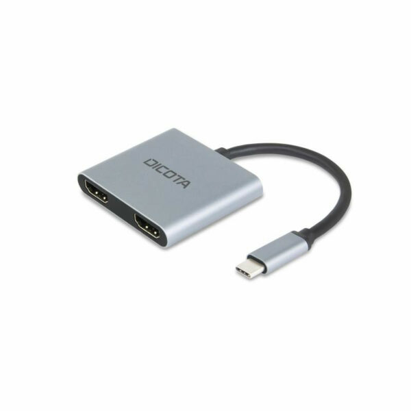 DICOTA D32063 station d'accueil Tablette/Smartphone/ordinateur portable Argent – Image 5