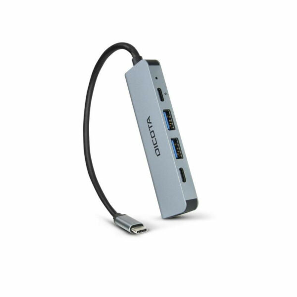 DICOTA D32060 hub & concentrateur USB Type-C Argent – Image 3