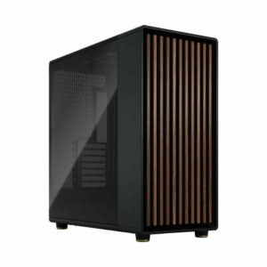 Fractal Design FD-C-NOR1X-02 unité centrale Mid Tower Noir, Charbon de bois