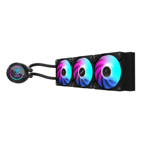 GIGABYTE AIO AORUS WATERFORCE II 360 - 3 ventilateurs ARGB 120 mm – Image 3