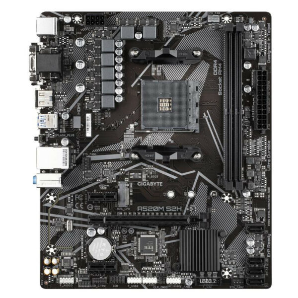 Gigabyte Carte mère A520M S2H - Prend en charge les processeurs – Image 2