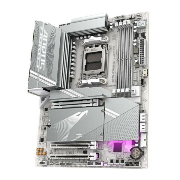GIGABYTE Carte mère X870 A ELITE WF7 ICE - Prend en charge les processeurs – Image 4