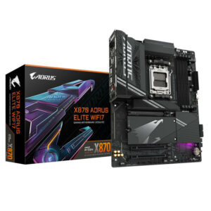 GIGABYTE Carte mère X870 A ELITE WIFI7 - Prend en charge les processeurs