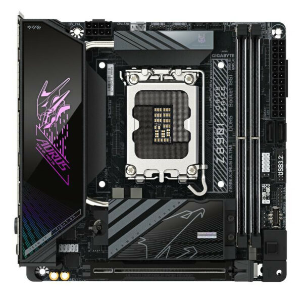 GIGABYTE Carte mère Z890I AORUS ULTRA - Prend en charge les processeurs – Image 2
