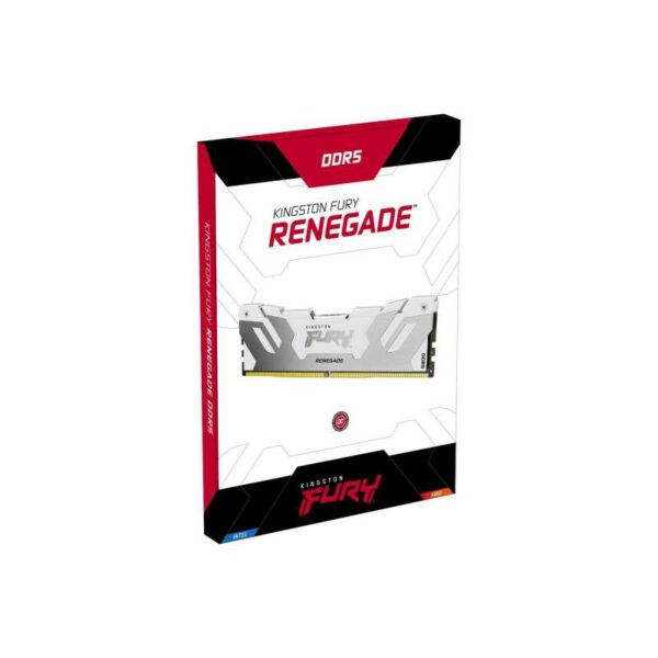 Kingston Technology FURY DIMM DDR5 CL32 32Go 6000 MT/s (kit de 2) Renegade Blanc XMP – Image 2