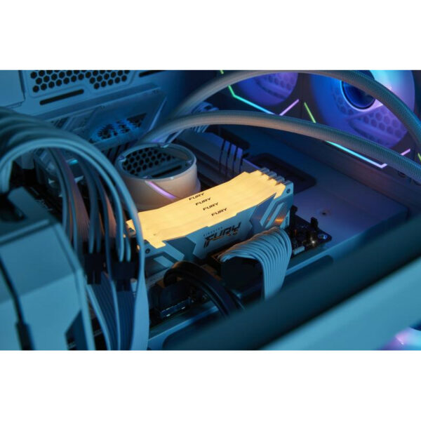 KINGSTON 32G (2x16G) D5 6400Mhz FURY Renegade RGB White*KF564C32RWAK2-32 – Image 8