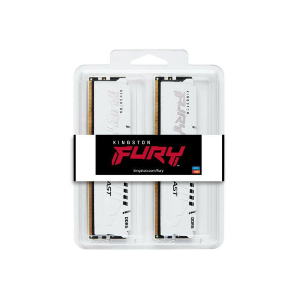 Kingston Technology FURY 64 Go 6000 MT/s DDR5 CL36 DIMM (Kits de 2) Beast White EXPO – Image 5