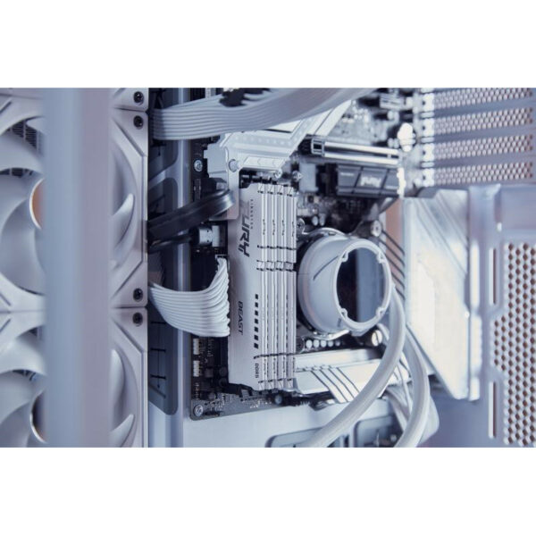 Kingston Technology FURY 64 Go 6000 MT/s DDR5 CL36 DIMM (Kits de 2) Beast White EXPO – Image 7