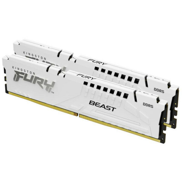 Kingston Technology FURY 64 Go 6000 MT/s DDR5 CL36 DIMM (Kits de 2) Beast White EXPO