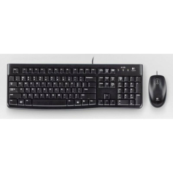 Logitech Desktop MK120 clavier Souris incluse USB AZERTY Français Noir – Image 2