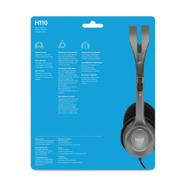 Logitech H110 headset – Image 8