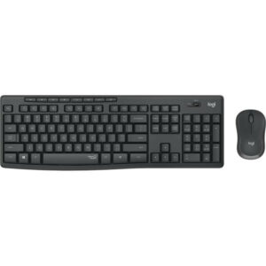 Logitech MK295 Silent Wireless Combo clavier Souris incluse Bureau RF sans fil AZERTY Français Graphite