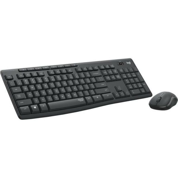 Logitech MK295 Silent Wireless Combo clavier Souris incluse Bureau RF sans fil AZERTY Français Graphite – Image 3