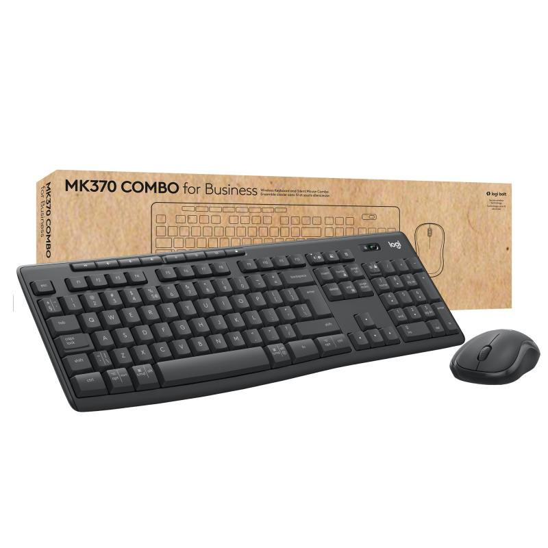 Logitech KIT MK370 For Business Noir