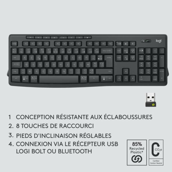 Logitech KIT MK370 For Business Noir – Image 7