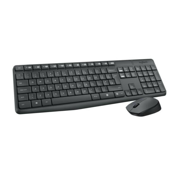 Logitech MK235 clavier Souris incluse Universel USB AZERTY Français Gris – Image 5