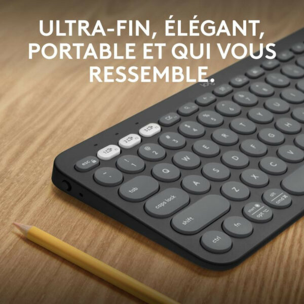 Logitech Pebble Keys 2 K380s Noir – Image 3