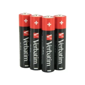 Lot de 4 piles AAA 1,5V Verbatim Premium (LR03)