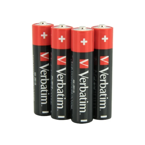 Lot de 4 piles AAA 1,5V Verbatim Premium (LR03)