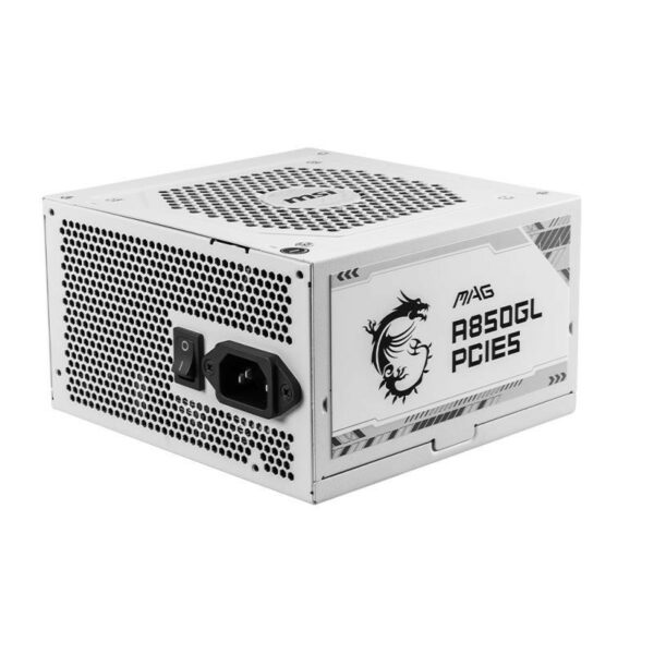 MSI MAG A850GL PCIE5 WHITE alimentation 850 W 20+4 pin ATX ATX Blanc – Image 2
