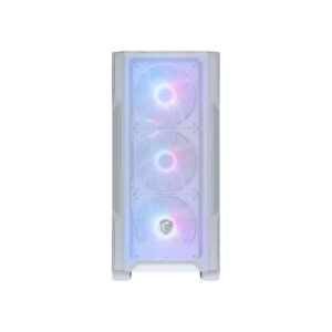 MSI MAG FORGE M100R Mid Tower Transparent, Blanc