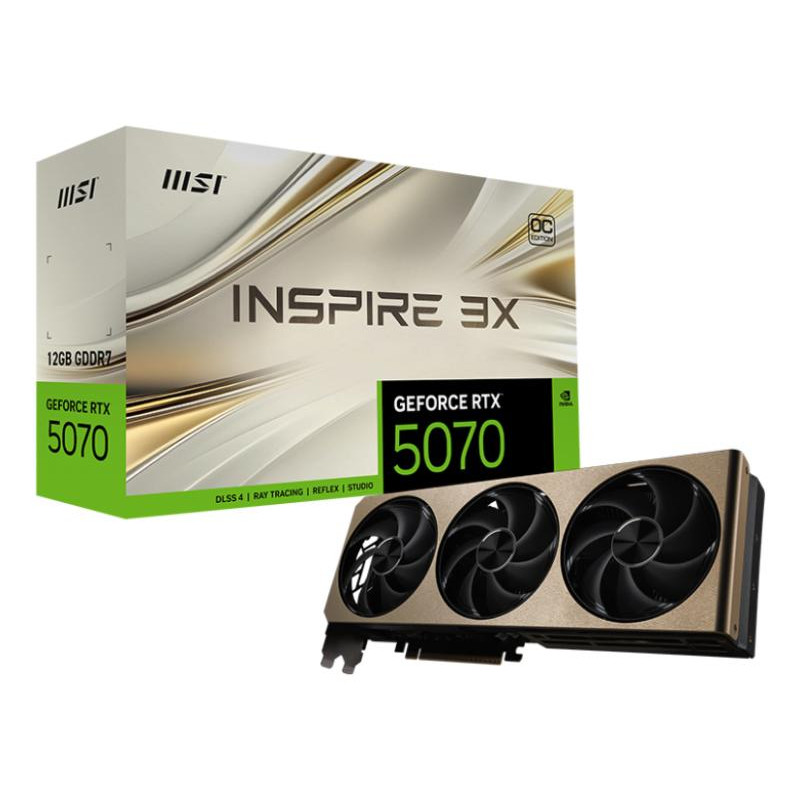 MSI RTX 5070 12G INSPIRE 3X OC