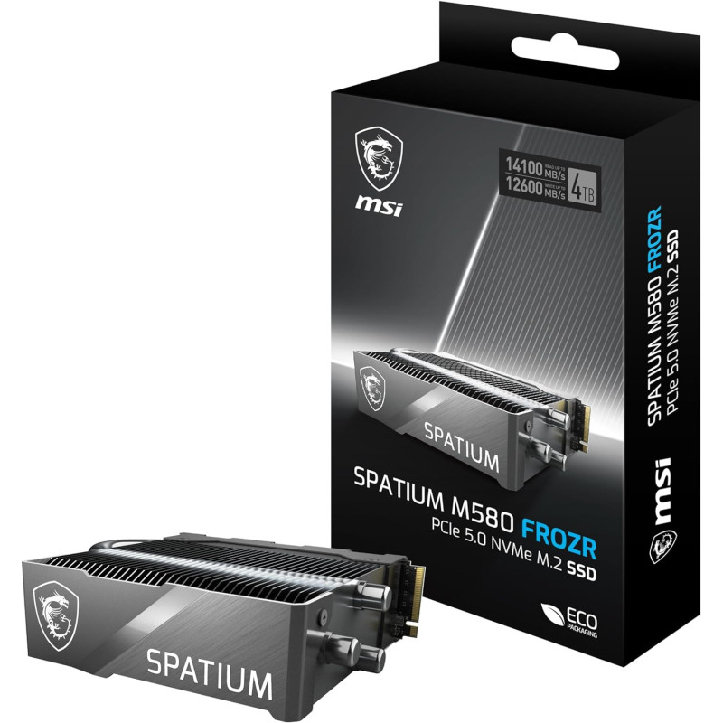 MSI SPATIUM M580 PCIe 5.0 NVMe M.2 4TB FROZR