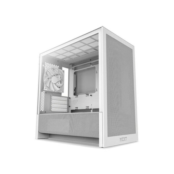 NZXT H3 Flow (2025) micro-ATX Mid-tower Case - All White Color