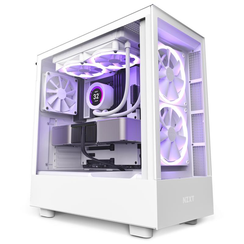 NZXT H5 Elite Mid Tower Blanc