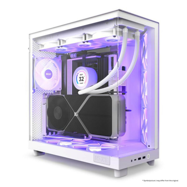 NZXT H6 Air Flow Mid Tower Blanc – Image 16