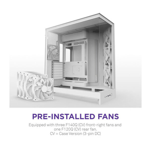 NZXT H9 Flow White – Image 3