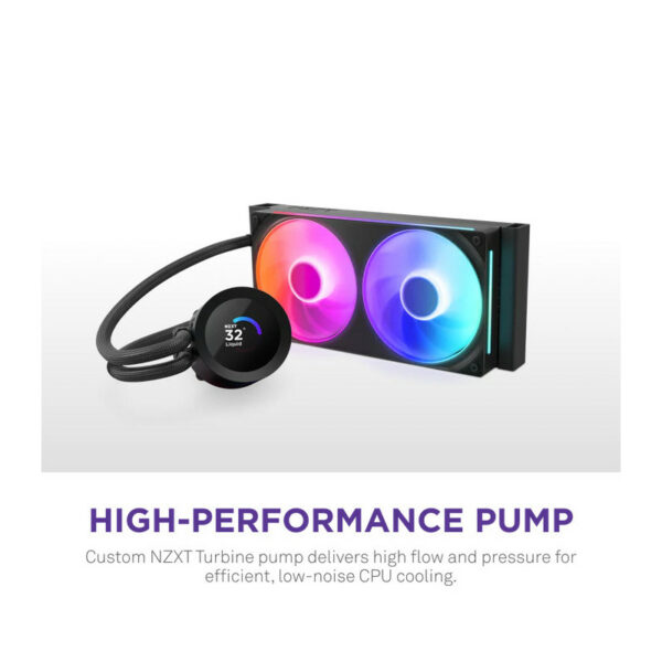 NZXT Kraken 240 RGB V2 - 240mm AIO (Black) – Image 3