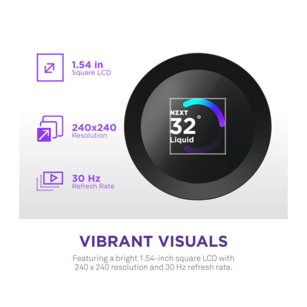 NZXT Kraken 240 RGB V2 - 240mm AIO (Black) – Image 4